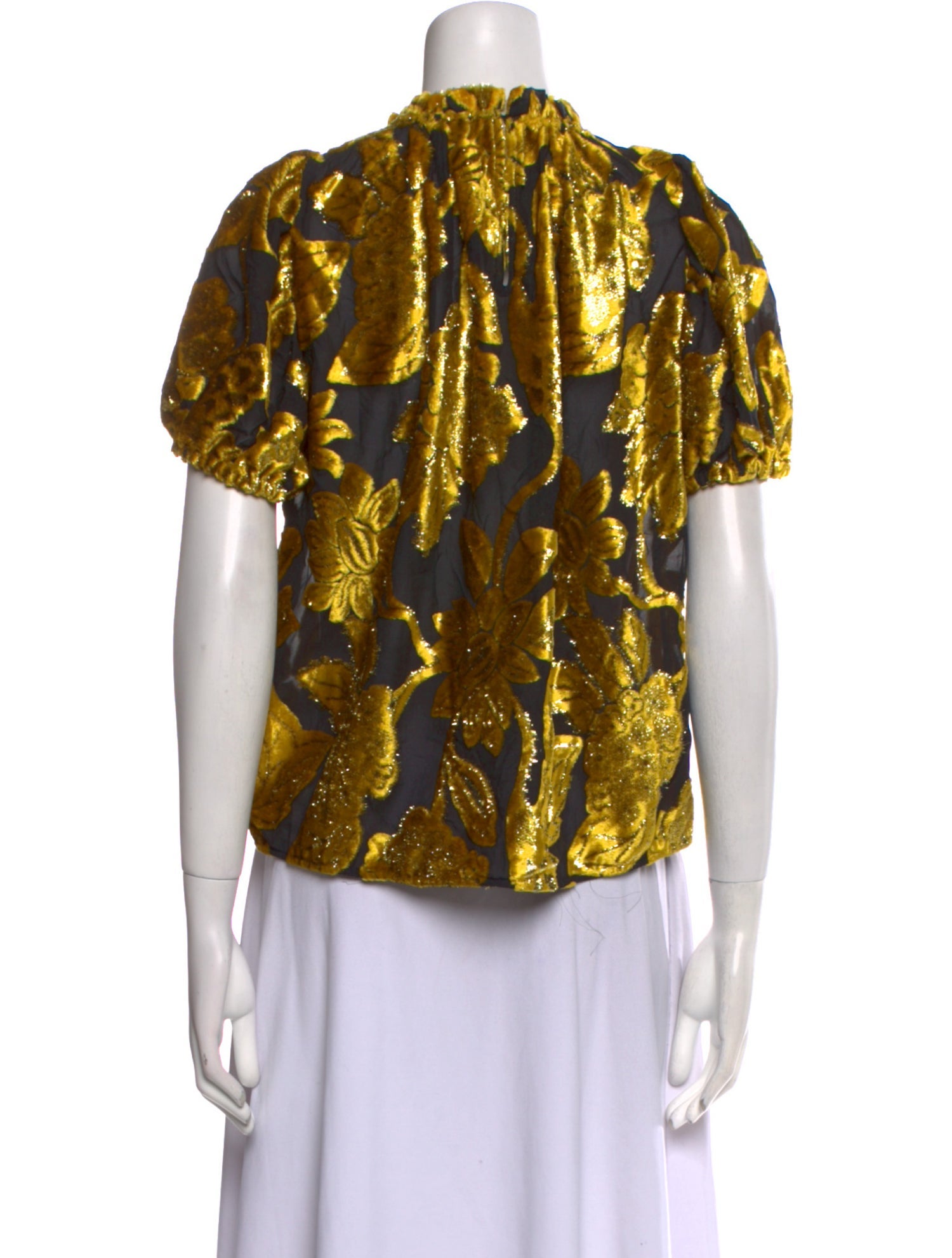 Ulla Johnson Nylon Printed Blouse